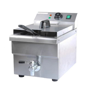Stainless Steel High Quality Single Cylinder Double Cylinder Commercial Electric Deep <strong>Fryers</strong> Potato Gas <strong>Chips</strong> <strong>Fryer</strong> With Faucet - Product Image 5