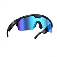 Lunettes de cyclisme intelligentes Q01 avec assistant vocal IA, enregistrement 4K, lunettes sans fil pour le cyclisme en extérieur