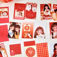 60pcs Per Pack Stiker Seri Hugs Buku Stiker Karakter Lucu dan Hewan Peliharaan Menggemaskan