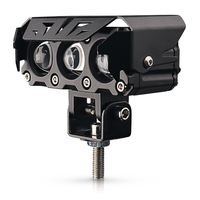 Phare de moto LED Senlo X3 à 3 lentilles, projecteur à double faisceau pour tout-terrain et VTT