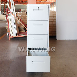 Gabinete <span class=keywords><strong>de</strong></span> archivo <span class=keywords><strong>de</strong></span> acero <span class=keywords><strong>de</strong></span> 4 cajones con cerradura <span class=keywords><strong>de</strong></span> metal con bóveda segura - Product Image 3