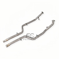 Sistema de Escape OEM/ODM con Colector de Escape de Acero Inoxidable 304 y Downpipe Deportivo para Mercedes-Benz CLS350 E400 3.5, Reduce la Contrapresión del Escape