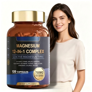 Aura Advanced Complejo de Glicinato de Magnesio 12 en 1. Alta absorción para el sueño, alivio del estrés y recuperación muscular - Product Image 1