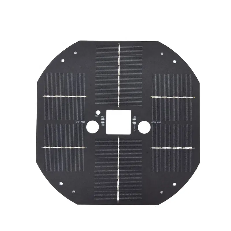 Solar Power Plant Special Shape Custom Monocrystalline Cell PV Module 180x180 mm 13v Mini Paneles Solares 3W Solar Panel 3Watt