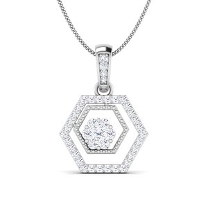 Trendy <b>Simple</b> Elegant Sterling Silver 14k <b>Gold</b> Plated Lab Grown Diamond Pendant <b>Necklace</b> Custom Jewelry Women's Party Gift - Product Image 1