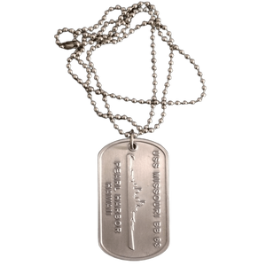 Bán buôn tùy chỉnh Thời Trang Logo Thư Kim Loại Dog <span class=keywords><strong>Tags</strong></span> hip hop Phong cách Dây chuyền hợp kim kẽm - Product Image 4