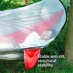Hamaca con Mosquitero - Juego de Hamaca Portátil con Soporte, Hamaca de Camping de Nailon Impermeable para Adultos - Product Image 5