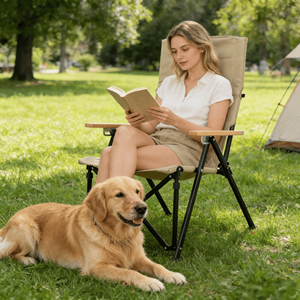 Sedia da Esterno Pieghevole Portatile Reclinabile per Campeggio, Pausa Pranzo, Pesca, Giardino, Spiaggia - Arredamento da Esterno in Oxford Personalizzabile - Product Image 6