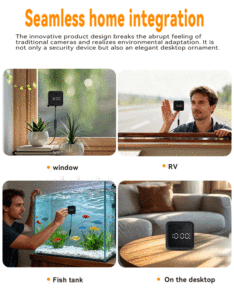 <span class=keywords><strong>Camera</strong></span> cửa sổ 4K với Đồng hồ thông minh phát hiện chuyển động bằng giọng nói hai chiều phát lại Thẻ SD <span class=keywords><strong>Wi</strong></span>-<span class=keywords><strong>Fi</strong></span> - Product Image 3