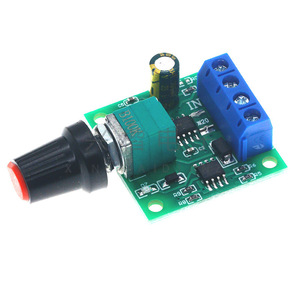 1803BK PWM DC Motor Speed Controller 12V 2A 10W IP20 with Potentiometer for Small Motors - Product Image 1