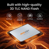 قرص صلب داخلي SSD من ماكسبي مقاس 2.5 بوصة بواجهة SATA 3.0 |   M.2 2242/2280 بتصميم مخصص |   ذاكرة فلاش TLC NAND |   تصحيح الأخطاء بتقنية LDPC