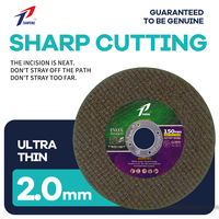 Disque de coupe abrasif TIANPENG 6 pouces 150*1.2*22.23 MM pour acier inoxydable, acier au carbone, alliage et fer
