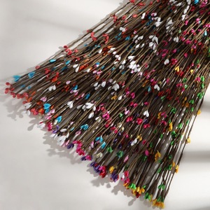 Artificial Berry Branches 65cm Colorful <b>Small</b> Berries For Handmade <b>Wreaths</b> And Weaving Materials - Product Image 1