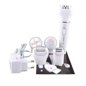 Rasoir pour <span class=keywords><strong>femme</strong></span> 5 en 1 humide Épilation électrique à sec <span class=keywords><strong>Kemei</strong></span> Km-2199 Smart Light Épilateur indolore pour femmes Vente en gros - Product Image 5