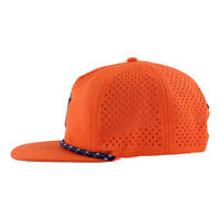 Casquette de baseball 5 panneaux personnalisée de haute qualité, broderie main, logo en relief, visière, casquette snapback respirante, imperméable, image sportive