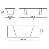 Table à manger pliante en marbre minimaliste italien Baxter avec pieds en métal et ensemble de chaises de luxe pour salle à manger au sol plat extra-longue