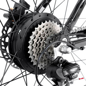 Bicicleta Eléctrica <span class=keywords><strong>de</strong></span> Montaña E5-2rd Hub Speed-36V350W10A con Batería <span class=keywords><strong>de</strong></span> Litio, 8 Velocidades y Cuadro <span class=keywords><strong>de</strong></span> Aluminio - Product Image 5