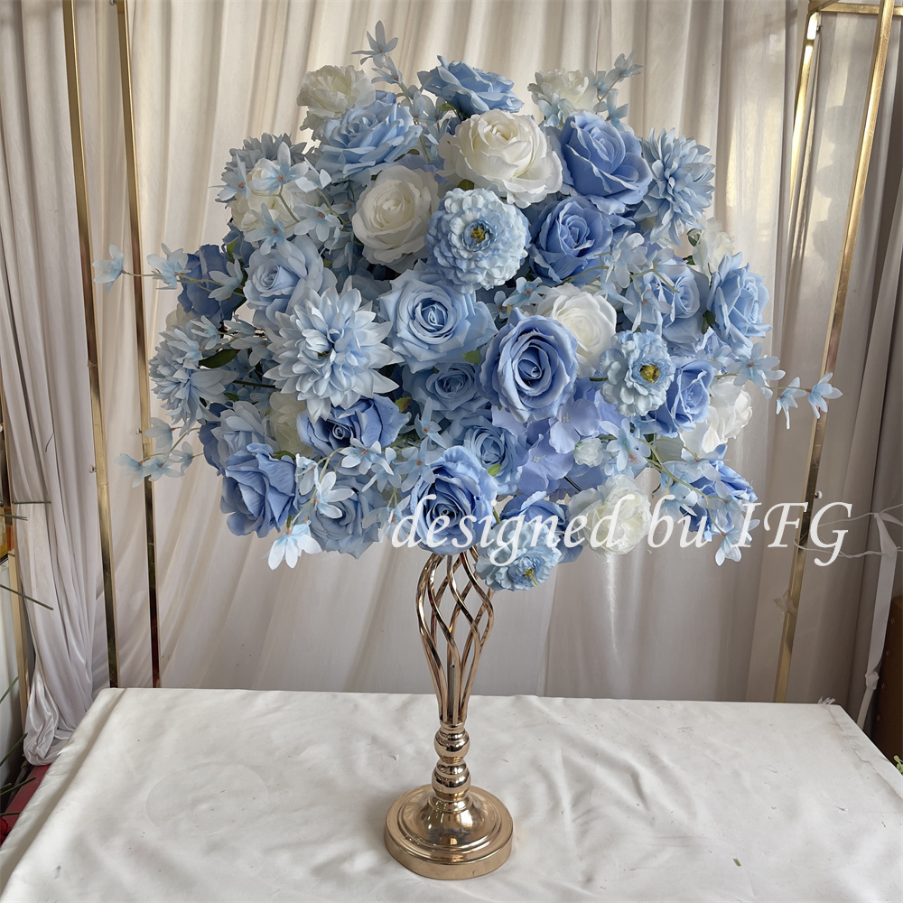 Sfera di fiori blu da 50 cm