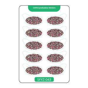 Không thấm nước phương Tây Đảng long lanh <span class=keywords><strong>Eyeshadow</strong></span> dán hình xăm lễ hội trang điểm sân khấu hiển thị ánh sáng lung linh Highlighter trang trí mắt - Product Image 6