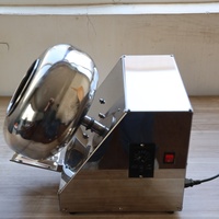Machine de revêtement de film BY-300A, petite machine automatique de revêtement au chocolat pour les usines de snacks