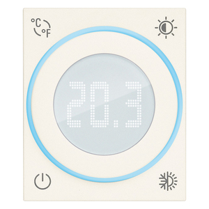 Thermostat à commande rotative 100-240V 2M blanc, interrupteur de contrôle de température - Product Image 1