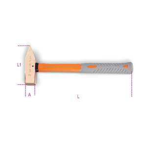 Martillos de ingeniero BETA - 013700820 a prueba de chispas, ejes de fibra-EAN 8014230950396 MARTILLOS Y EJES QUE NO PRODUZCAN CHISPAS - Product Image 1