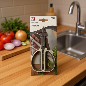 TIJERA 17cm Heavy Duty <b>Kitchen</b> <b>Scissors</b> Durable Stainless Steel Blade - Product Image 2