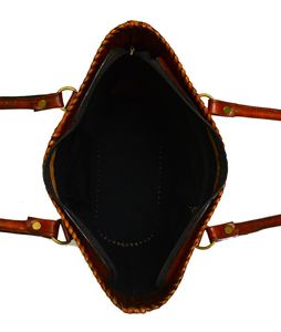 Vintage Genuine Leather Women's <b>Tote</b> <b>Bag</b> <b>for</b> Office & Daily Use Custom Logo Portable Handbag <b>for</b> <b>Travel</b> & Fashion - Product Image 4