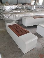 Pots de fleurs décoratifs en GRC en gros pour cours, villas, centres commerciaux, colonnes et piliers