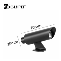 Projecteur miniature GUPO 4W orientable à ouverture angulaire, étanche IP65, anti-éblouissement, petit projecteur à montage en surface