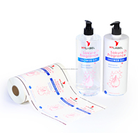 Autocollant personnalisé transparent et étanche en PP transparent pour bouteille de shampoing Autocollants pour étiquette d'emballage BOPP Impression de bouteille de shampoing