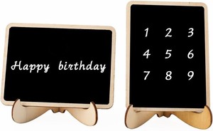 3.94x2.95 inch <span class=keywords><strong>Mini</strong></span> chalkboards nơi thẻ với Giá vẽ đứng và xóa được phấn cho Wedding party Nguồn cung cấp Bảng số - Product Image 5