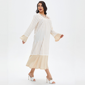New <strong>Model</strong> <strong>Abaya</strong> in Dubai 100% Polyester Printed Style Long Sleeve Maxi Dress Fashion Modern Moroccan Style Kaftan Dresses - Product Image 4