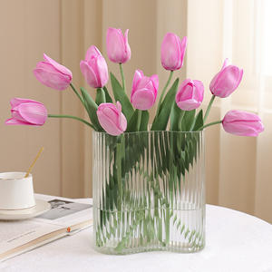 Flores Artificiales de Tulipán Grandes, Venta al por Mayor Directa de Fábrica, Tulipán Austin Realista de una Sola Flor, Hecho en China - Product Image 3