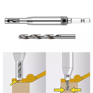 Self Centering <b>Hinge</b> Drill Bits Set Woodworking Hex Shank Self Centering <b>Hinge</b> Drill Bits for <b>Door</b> Cabinet - Product Image 2