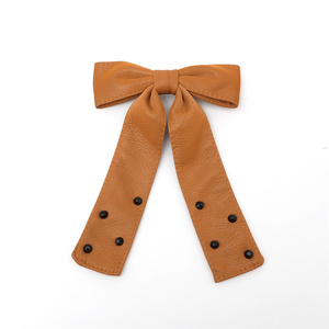 California Tot Clip per capelli con fiocco in ecopelle di alligatore completamente foderato antiscivolo Clip per capelli grande per ragazze - Product Image 5