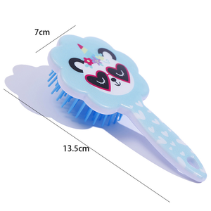 A forma di fiore simpatico cartone animato modello animale soffice capelli compatti cuscino d'aria portatile air bag pettine - Product Image 5