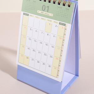 Персонифицированный <span class=keywords><strong>2026</strong></span> новый Настольный календарь портативный складной задний планировщик Примечания офисный Домашний Настольный Календарь украшения - Product Image 3