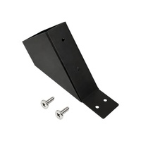 Conector Metálico de Alta Resistencia con Ángulo de 45 Grados para Postes de Madera 2x4, Pérgola, Pabellón, Toldo, Soporte para Estructuras Exteriores