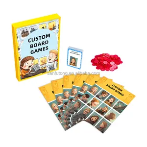 Fabricant de plateau de jeu Impression personnalisée Pliable Fun Kids Family Board Game