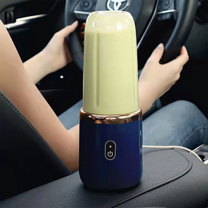 Licuadora Portátil Recargable por USB de 400 ml, Licuadora de Plástico con 6 Cuchillas, Mini Exprimidor con Tapa, para Uso en Exteriores, Hoteles, Hogares y Automóviles - Product Image 2