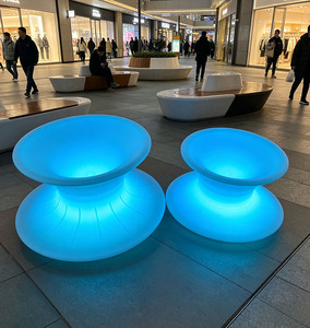 Wholesale Modern LED Bar Furniture 360 Rotating Gyro <b>Chair</b> & <b>Stool</b> 16 Colors Eco-Friendly for Outdoor & Living Room Use - Product Image 5