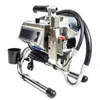 Máquina de Pintura en Aerosol sin Aire de 2.3L/min, Pulverizador Eléctrico con Bomba de Pistón, Equipo de Pintura