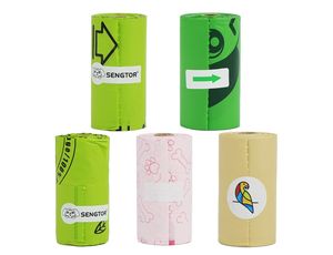 Kantong Kotoran Hewan Peliharaan OEM ODM, Kantong Kotoran dari Pati Jagung Ramah Lingkungan, Kantong Kotoran Anjing Biodegradable untuk Anjing - Product Image 2