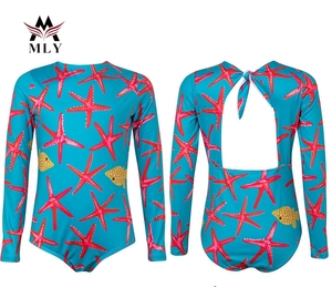 Vacances à la plage enfants mignon volants bretelles une pièce maillot de bain 2025 cravate dos nu petites filles maillots de bain - Product Image 2