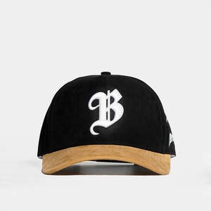 Gorras Personalizadas con Logotipo Bordado en 3D, Gorras de 5 Paneles con Cierre a Presión de Gamuza - Product Image 2