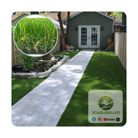 Qualitätszertifizierung Landschaftskunstgras Großhandel Indoor Outdoor Garten Freizeit günstiger Kunstteppich-Herbst-Pour-Landschaft