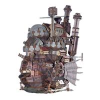 Kit Modello 3D Fai-da-Te in Legno del Castello Animato di Howl con Meno di 50 Pezzi, Regalo Collezionabile Anime di Miyazaki per Adulti e Adolescenti