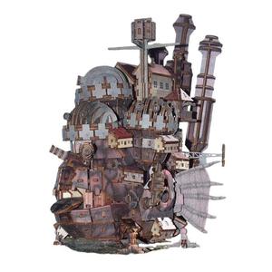 Kit de puzzle 3D en bois DIY du Château Ambulant d'Howl avec moins de 50 pièces, modèle de collection d'anime <span class=keywords><strong>Miyazaki</strong></span>, cadeau pour adultes et adolescents - Product Image 5