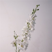 Bunga Delphinium Buatan Bionik Batang Panjang Seperti Asli untuk Dekorasi Pernikahan, Rumah, Rangkaian Bunga, dan Perlengkapan Fotografi